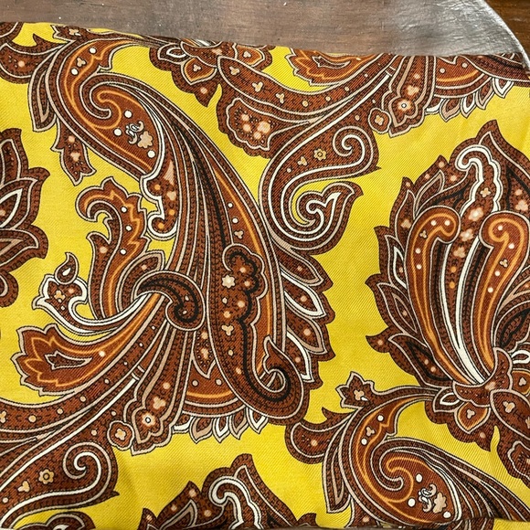 Other - Yellow/orange and Brown scarf 80% wool 20% viscose PRE-LOVED